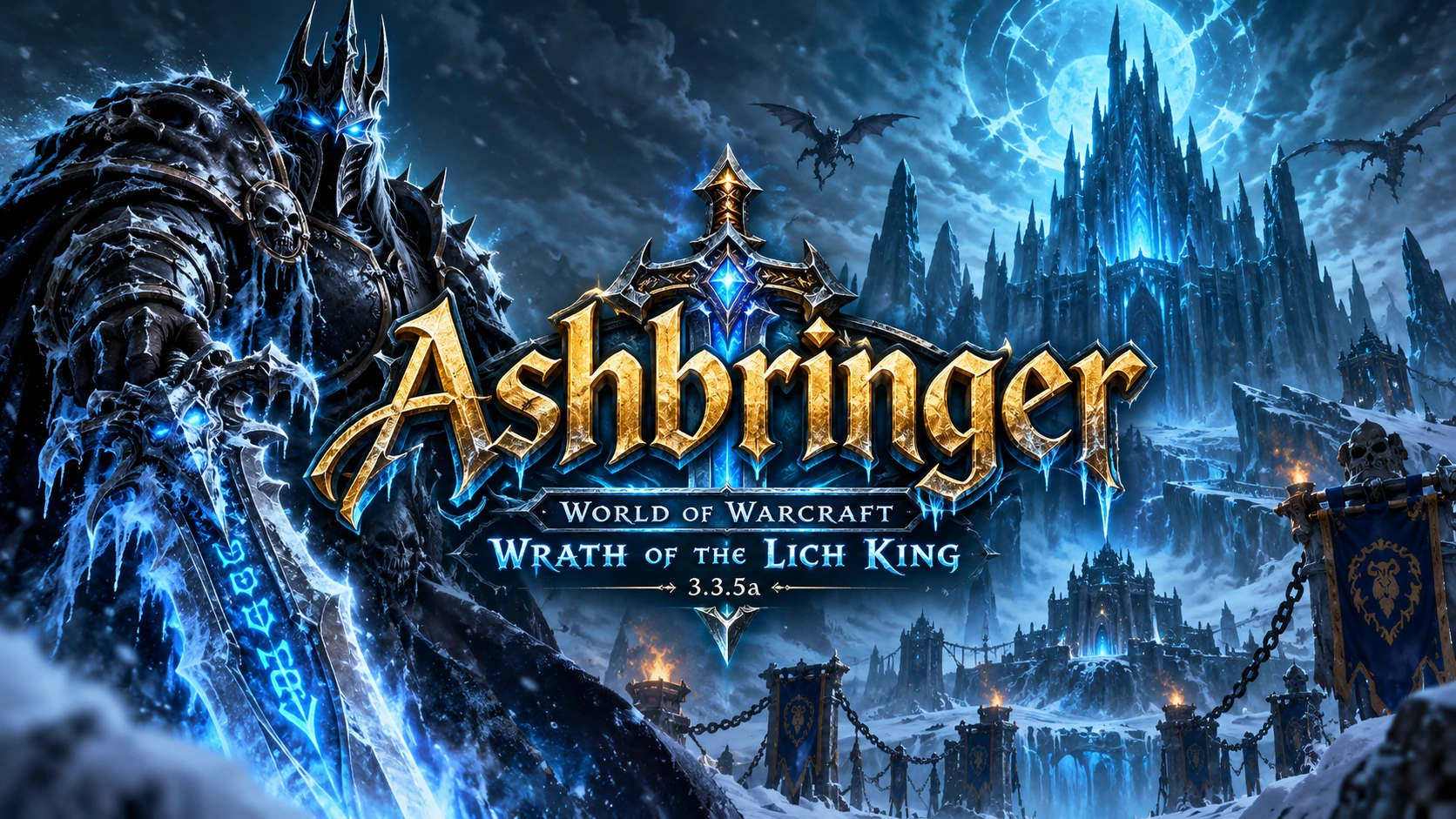 Ashbringer – World of Warcraft: Wrath of the Lich King 3.3.5a, der Lichkönig vor der Eiskronenzitadelle